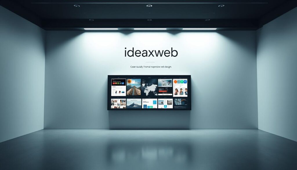 A sleek, modern portfolio case study featuring the 
