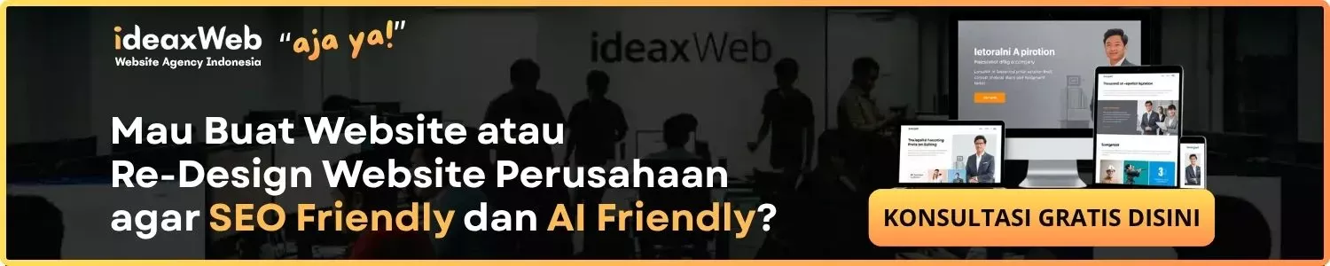 Banner ideaxweb website agency indonesia jasa pembuatan website perusahaan